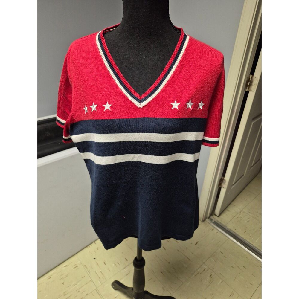 vintage White Stag patriotic sweater